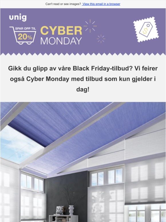 Flere ville tilbud på gardiner hos UNIG