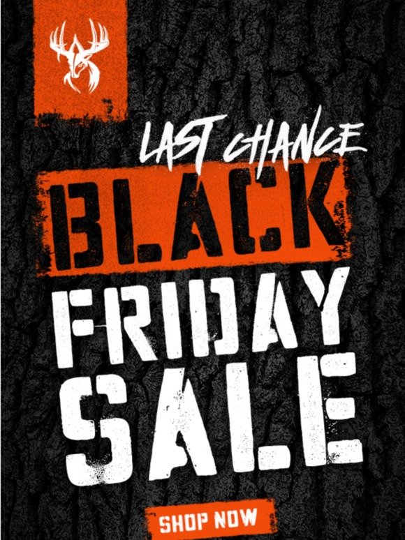 LAST CHANCE to Shop Our Black Friday Sale!