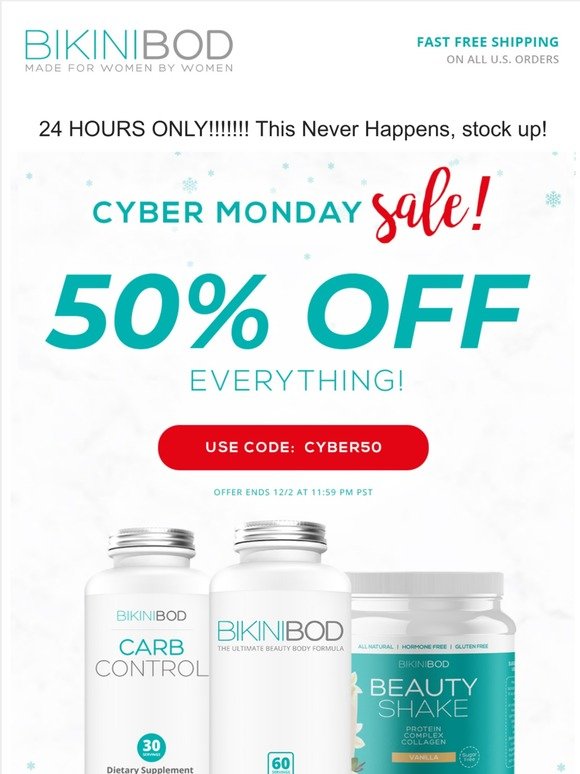 50% Off Entire Site! This NEVER Happens!