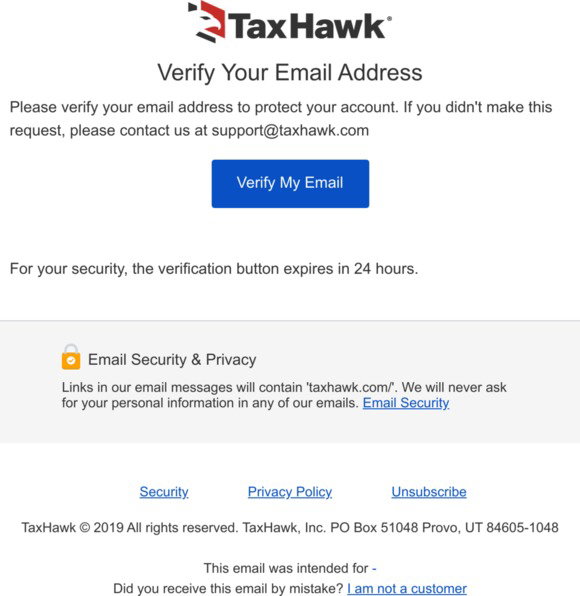 Freetaxusa Com Verify Your Email Address Milled