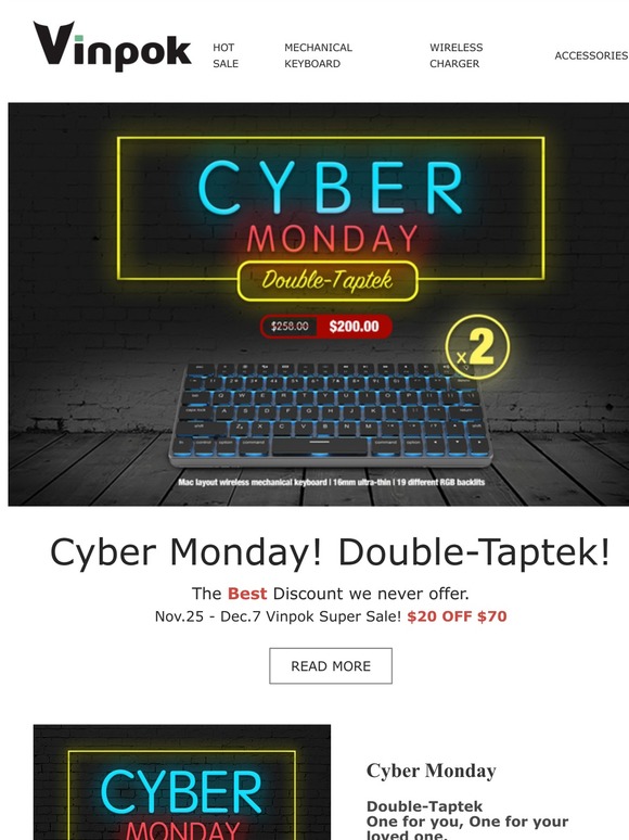 🎉Cyber Monday has never looked this great!!!