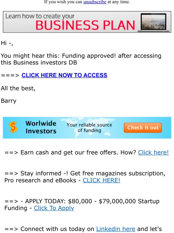 Funding Approved!