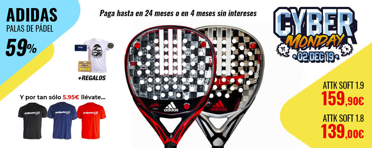 raquetas de tenis cyber monday