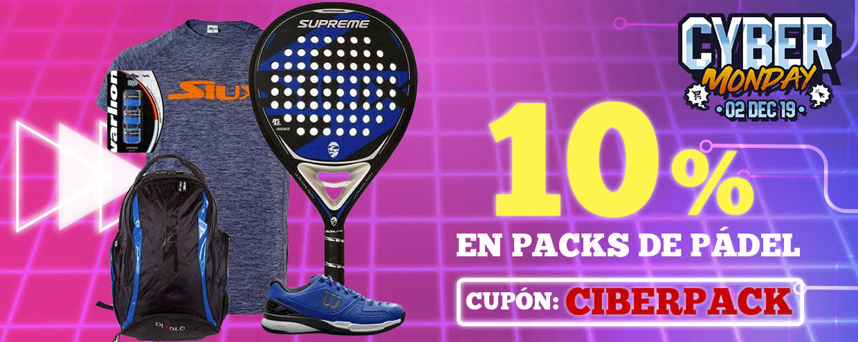 raquetas de tenis cyber monday