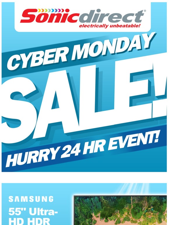 Sonic Direct Cyber Monday Sale Must End Soon!