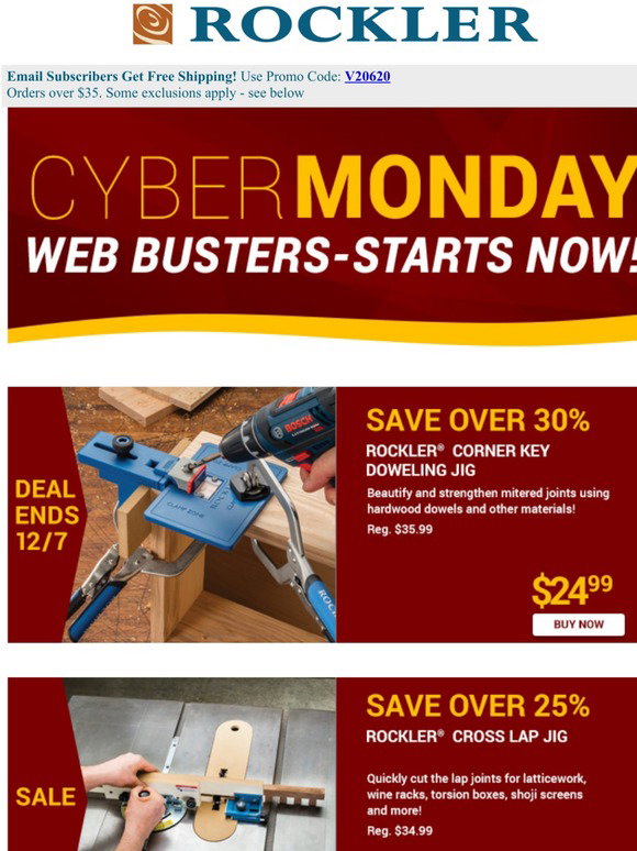 Cyber Monday Blowout Sale 
