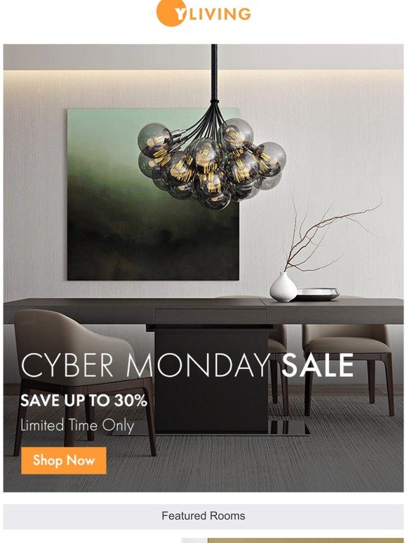 Cyber Monday Sale: Save up to 30%