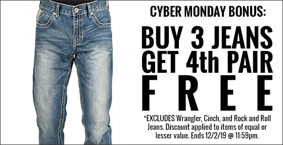 cyber monday deals on wrangler jeans