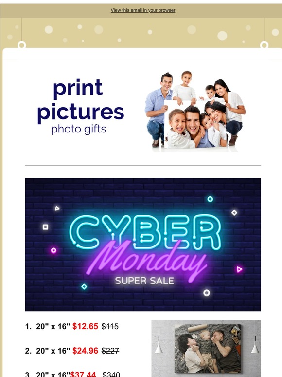 Black Friday Special - Get Your Loved Ones Christmas Gifts Now!