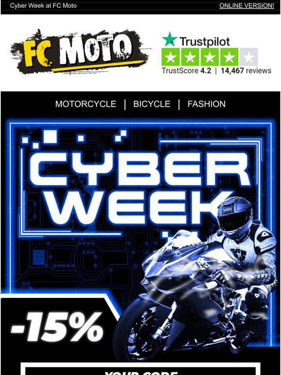 Fc Moto De Cyber Week 15 On Everything Milled