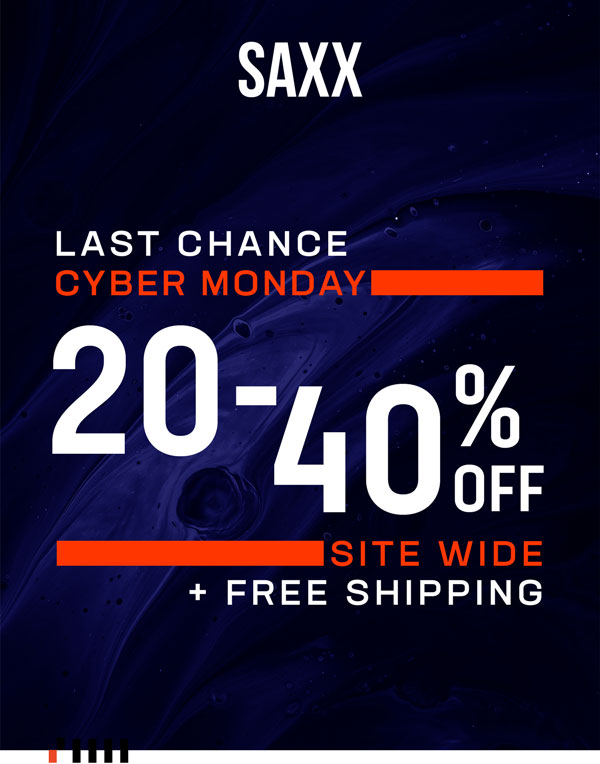 Saxx cyber monday sale Clearance