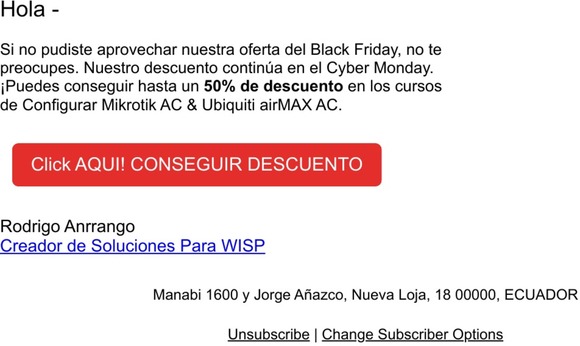 -La oferta continúa - 50% de descuento en Curso Mikrotik & Ubiquiti