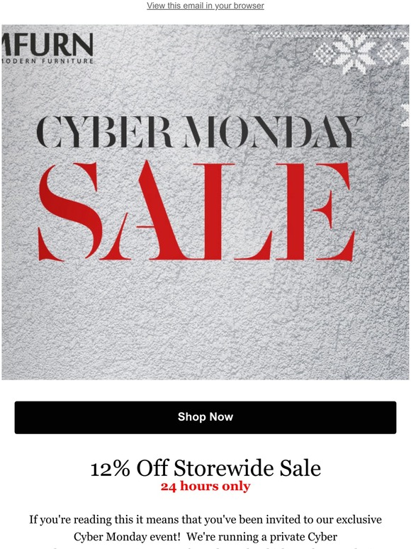 Cyber Monday Sale - Last Chance to Save Big!
