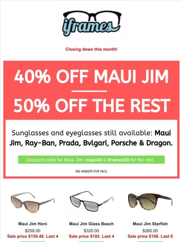 Better sunglasses deals than Black Friday? Up to 50% off.