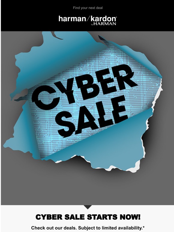 Check out our Cyber Sale