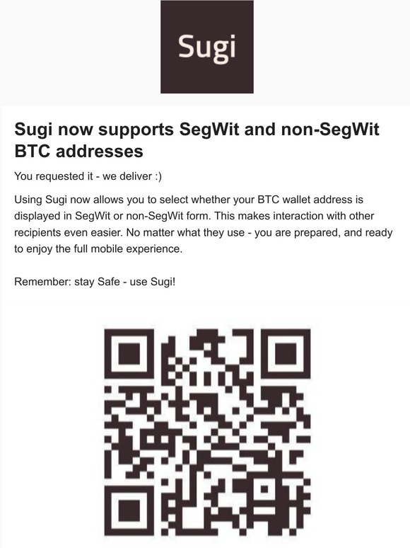 Sugi Feature Update