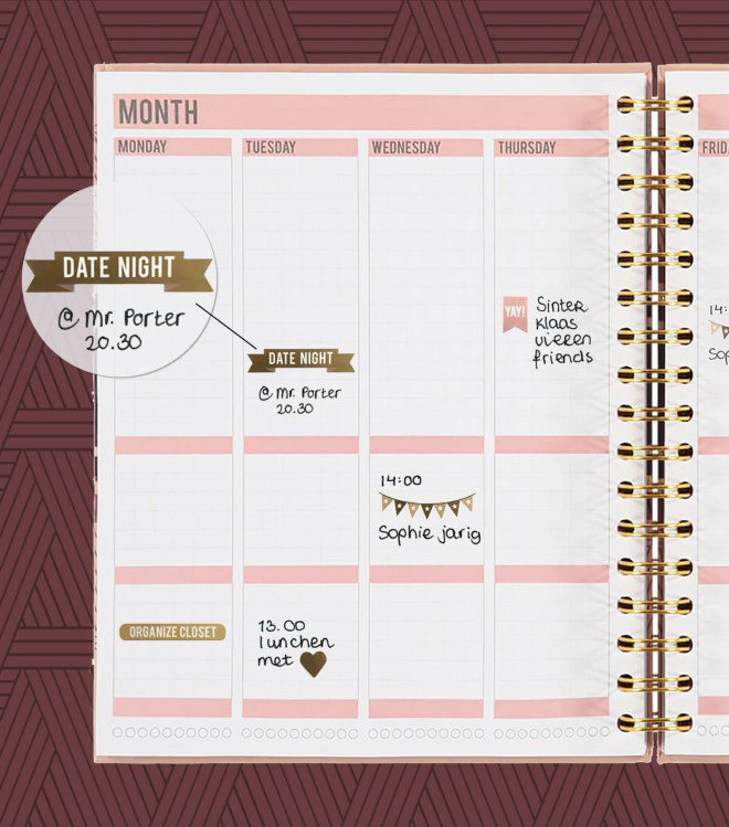 Josh V UK: NU Online de JOSH V Mascha Planner! | Milled