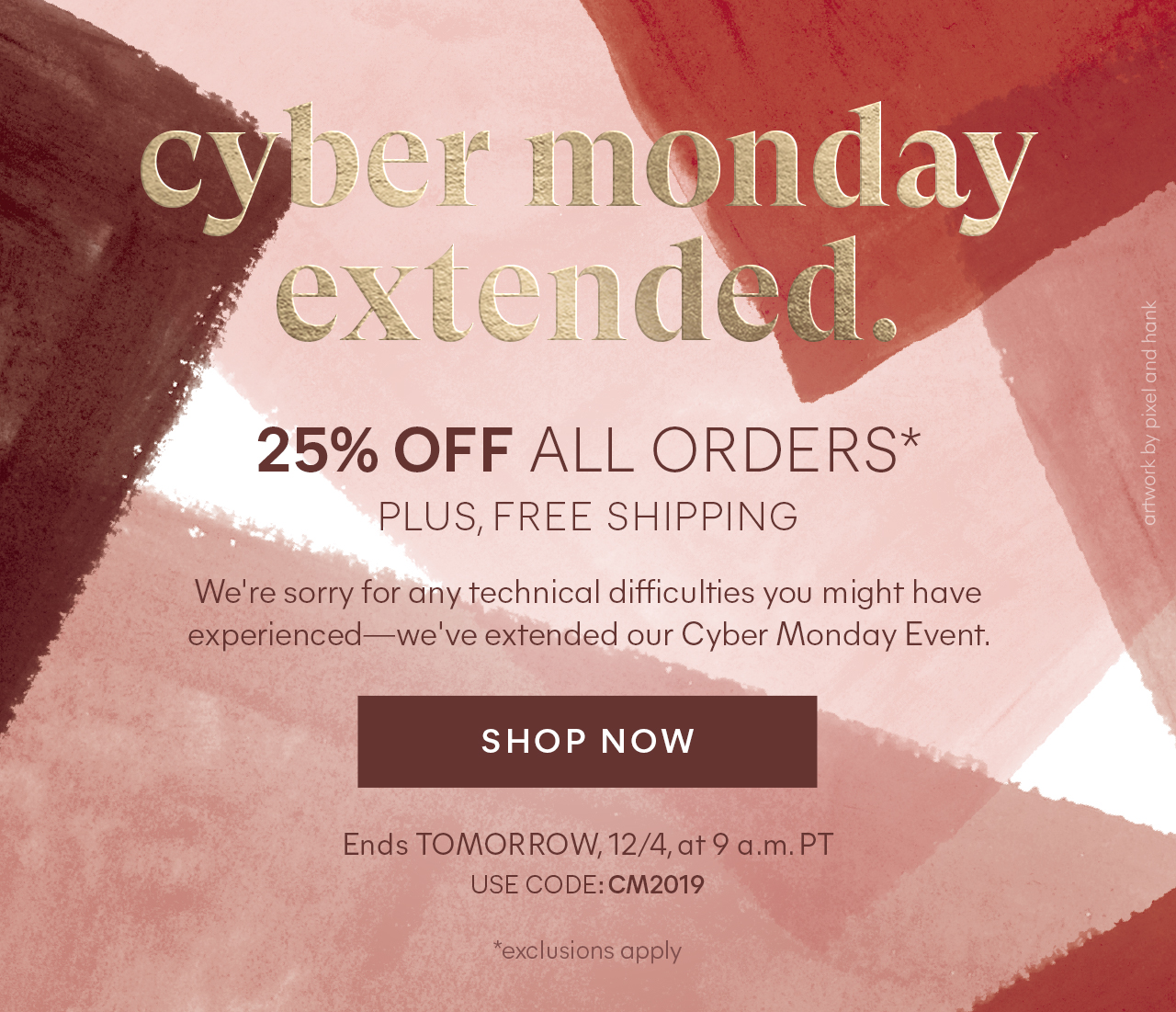 Minted Cyber Monday Code online red carpet