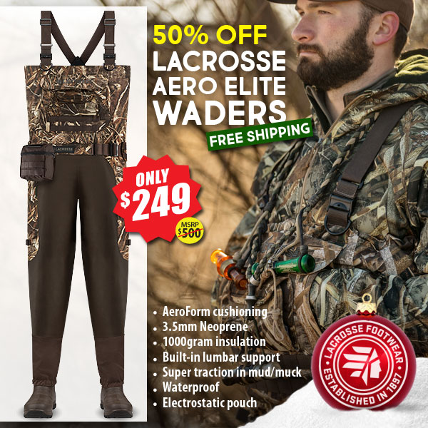 lacrosse aero elite breathable waders