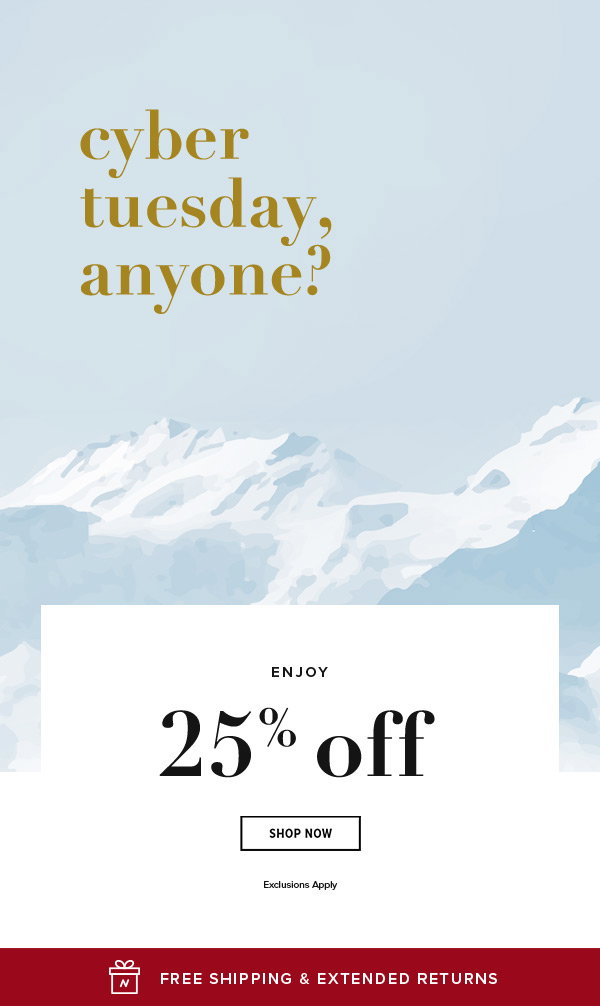 EXTENDED Cyber Monday Ends Tonight 