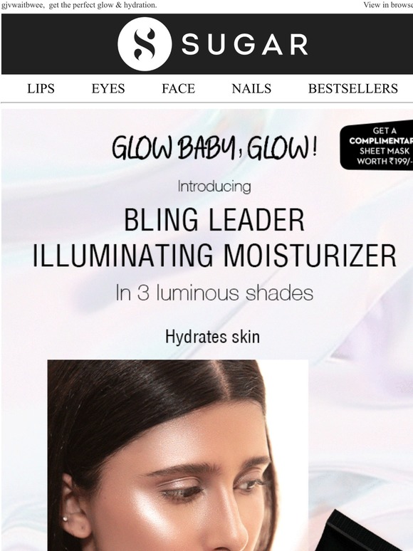 sugar bling leader illuminating moisturizer