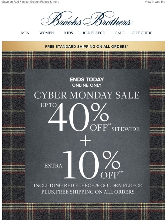 brooks brothers cyber monday 2019
