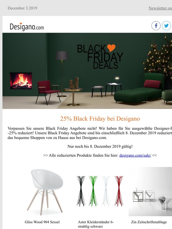 Newsletter Dez/2019 "Desigano: Black Friday"
