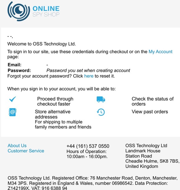 Welcome to OSS Technology Ltd