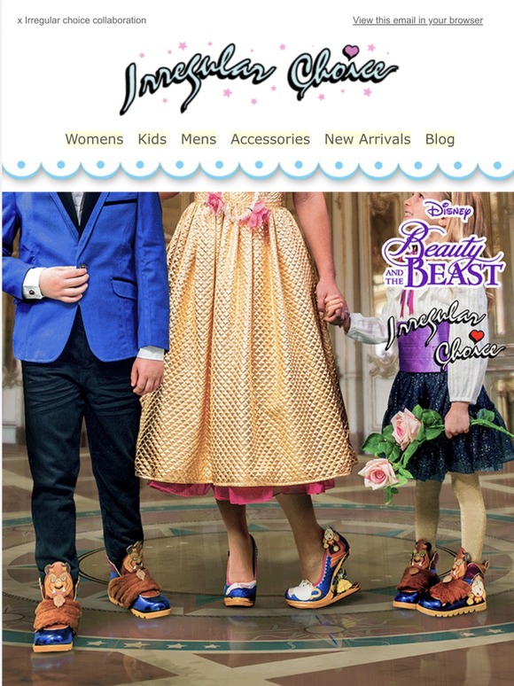 irregular choice beauty and the beast
