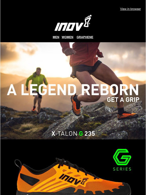 Inov 8 A Legend Reborn X Talon G 235 Milled
