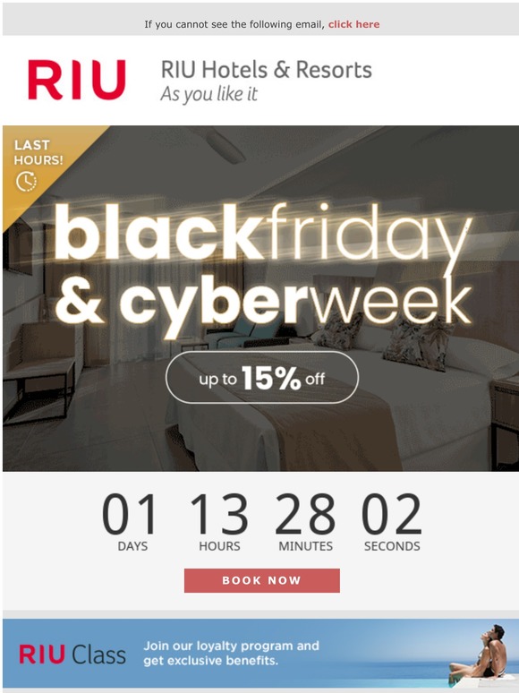 Riu Hotels Resorts Email Newsletters Shop Sales Discounts And Coupon Codes Page 2