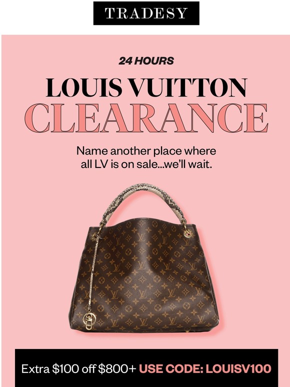 louis vuitton 12 hour sale