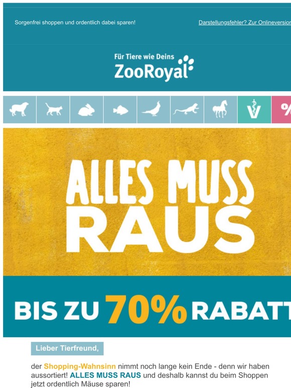 🤩 Bis zu 70% RABATT in unserem SALE ...