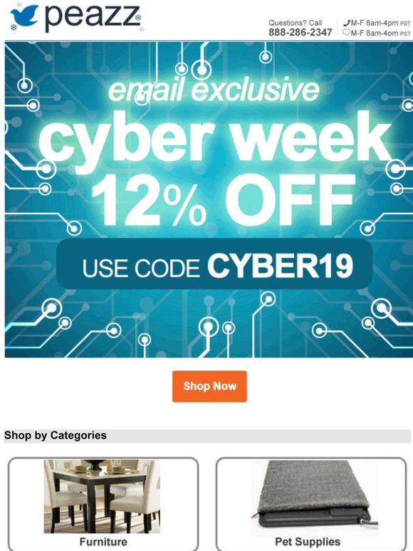 SHH.. Exclusive Cyber Week 12% Off Coupon Just for You 🎁