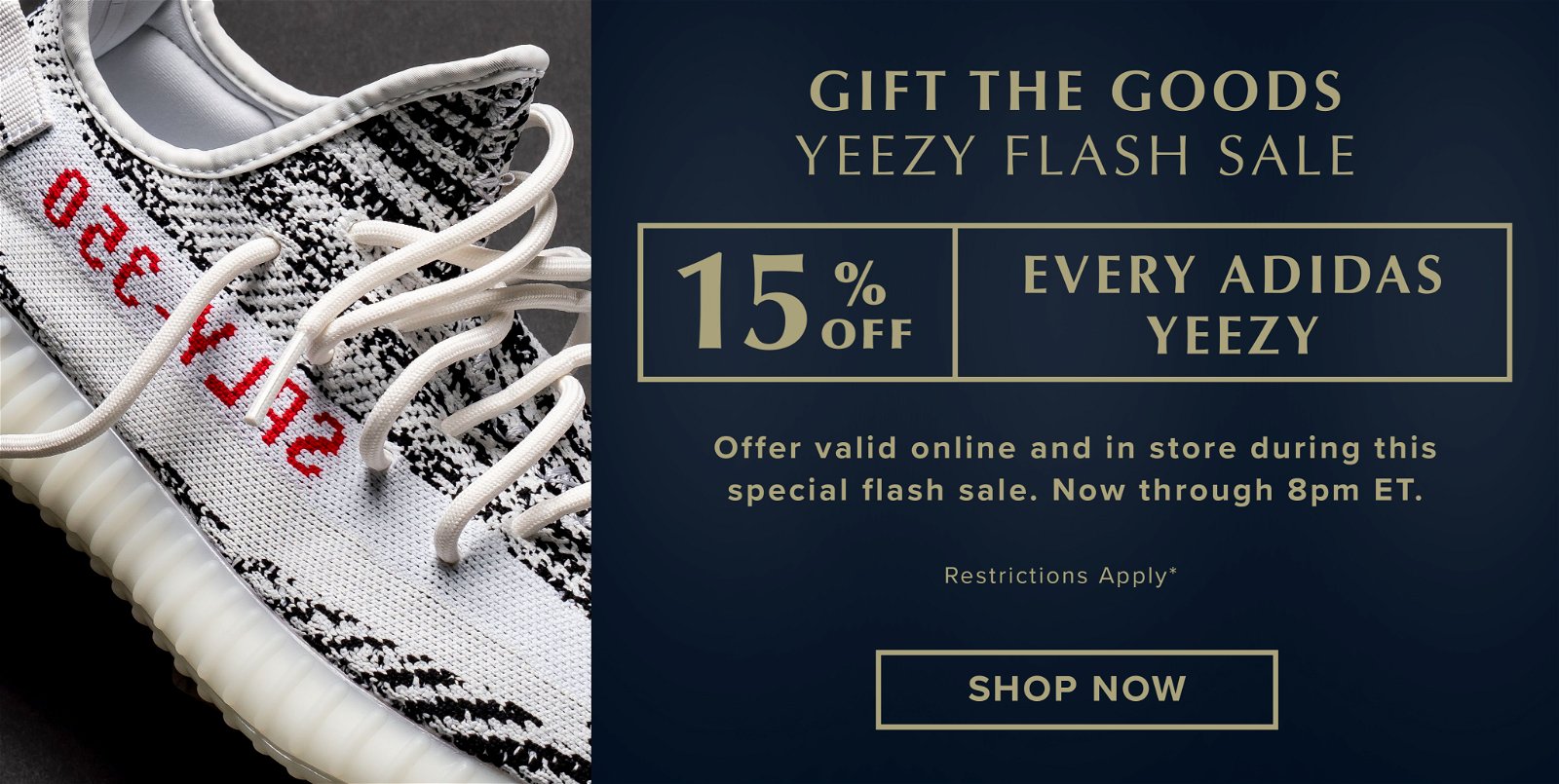 yeezy flash sale