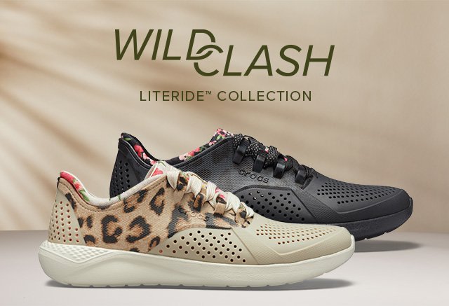 crocs literide leopard