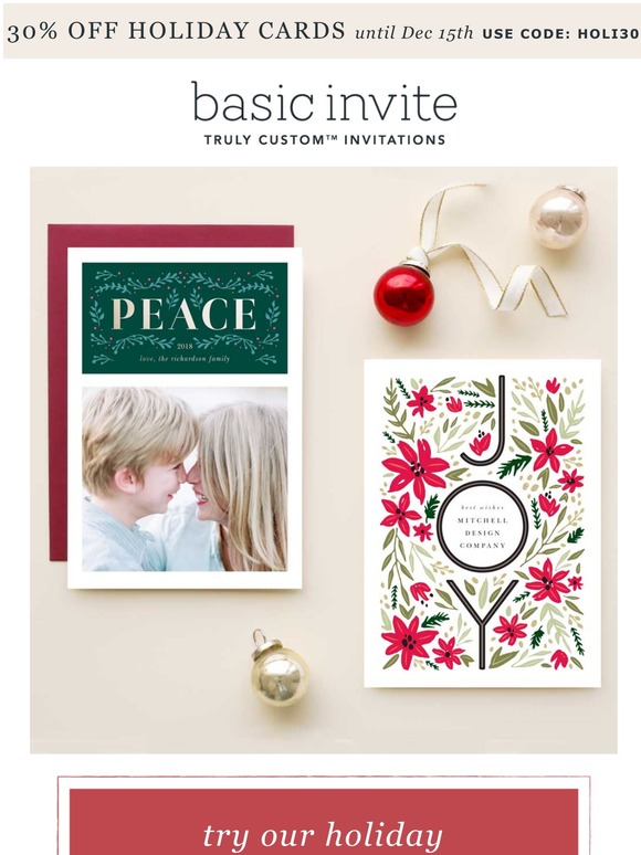 We'll Mail Your Christmas Cards For You. Save 30% This Week