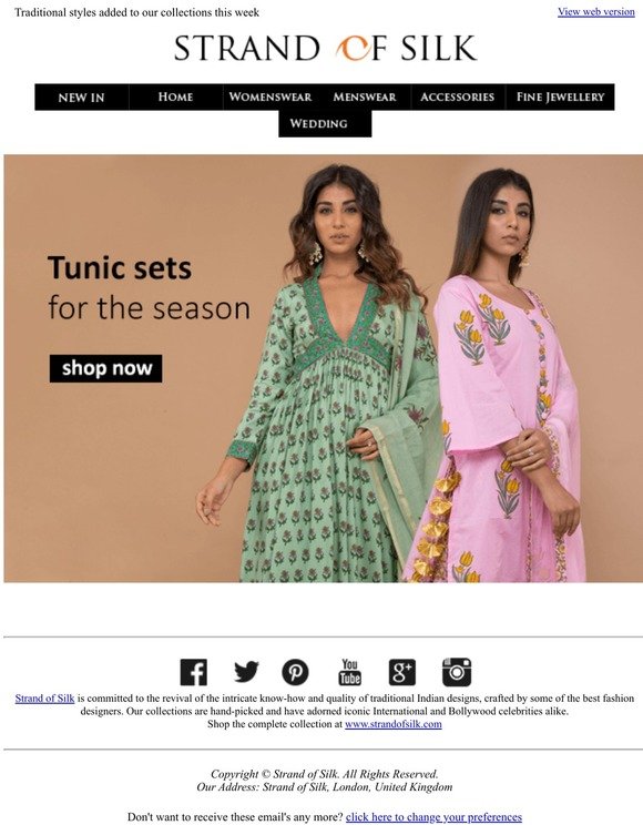 NEW IN: Salwar suits and Tunic sets