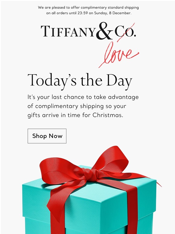 Last Call for Complimentary Christmas Shipping
