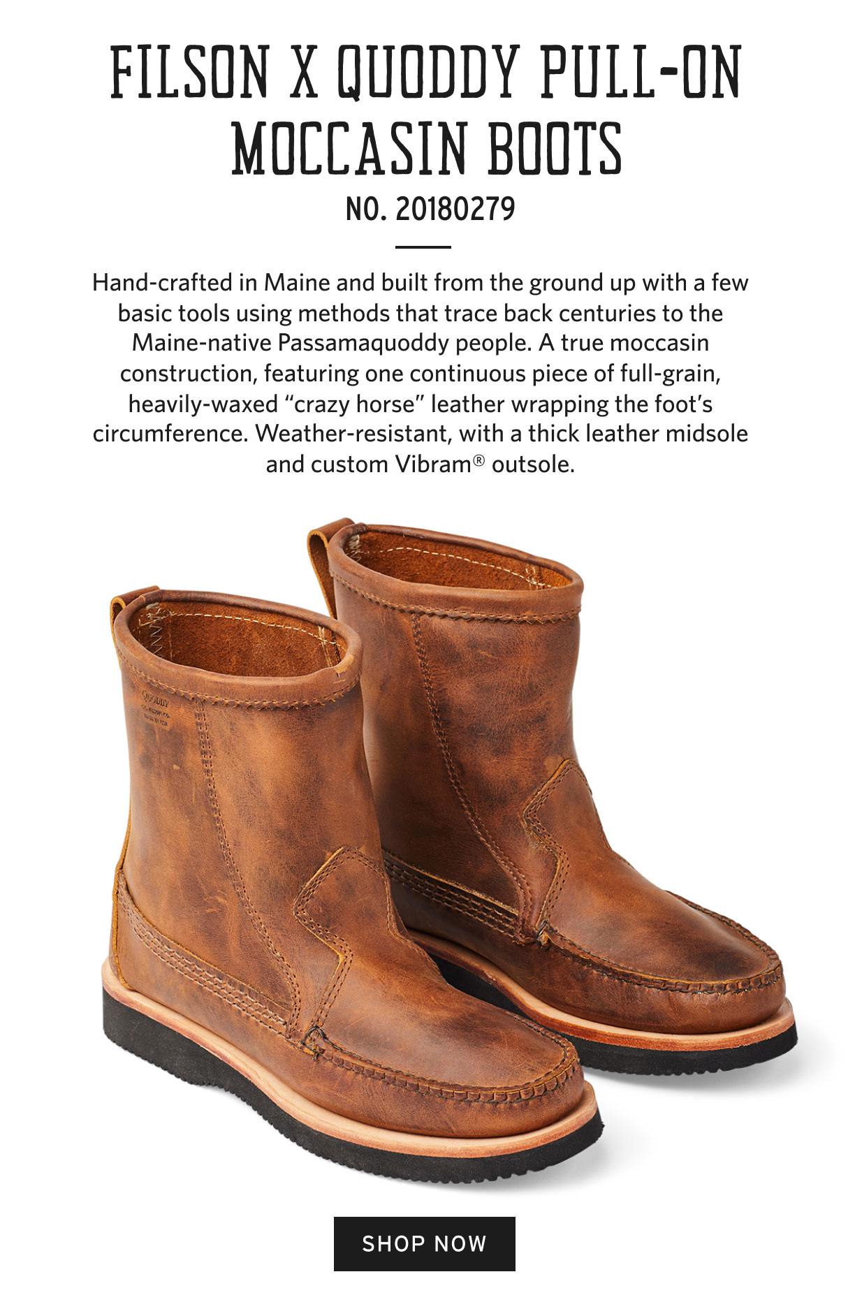 filson quoddy boot