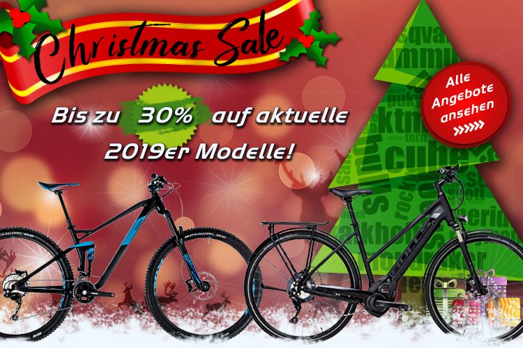 Weihnachtsspecial - stark reduzierte Bikes rechtzeitig zum Heiligabend.