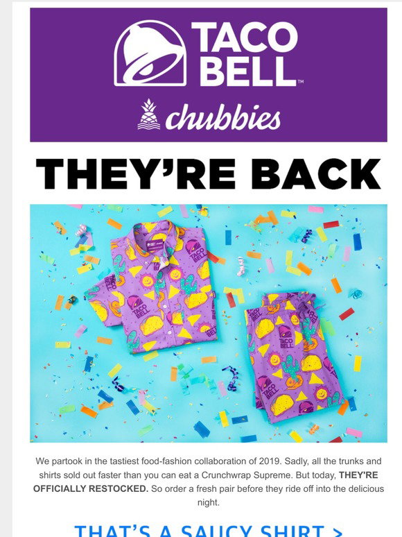 taco bell chubbies shirt