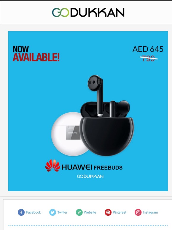 🎶Huawei Freebuds in just AED 645 🎶