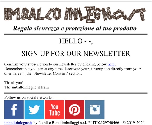 Confirm your newsletter subscription
