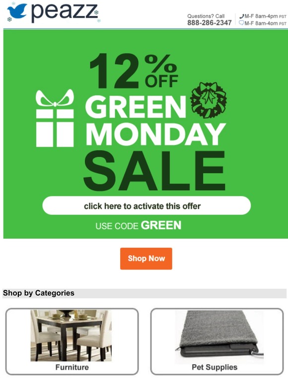 🎁 GREEN MONDAY 12% Off Sale + Delivery before Christmas! 🎁