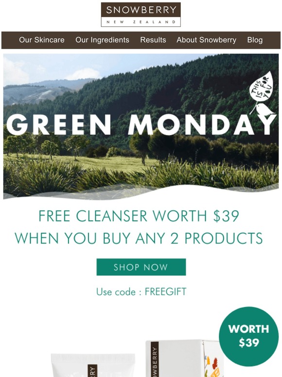Our Gift to You | Free Cleanser Worth $39