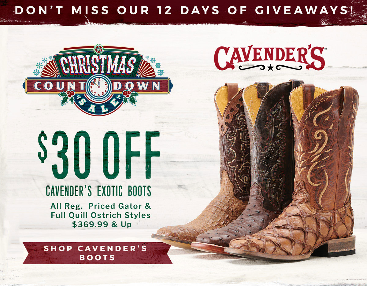 cavender's men's exotic boots