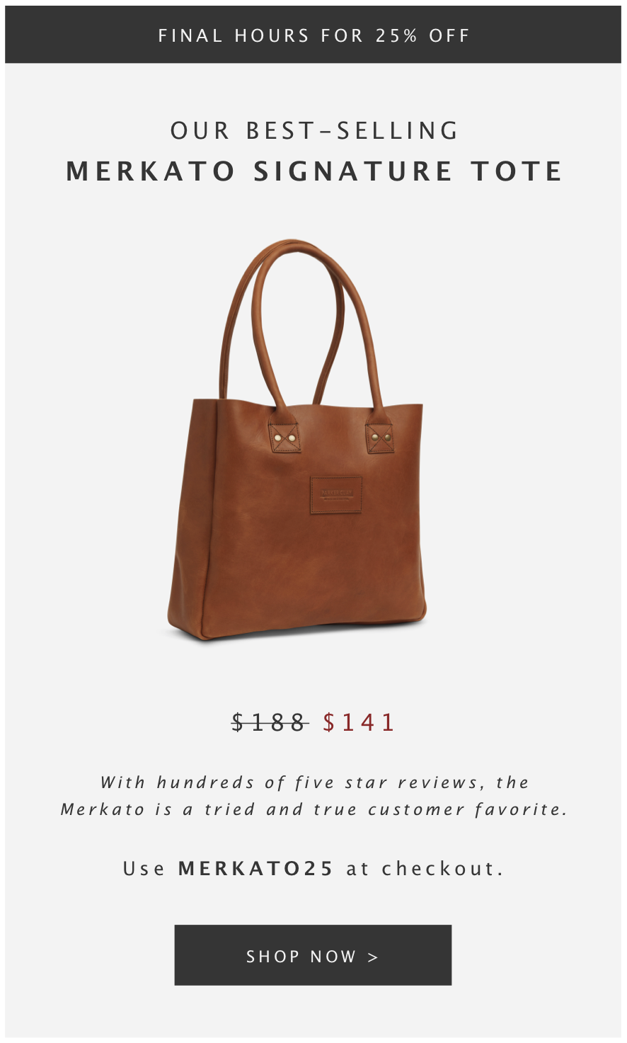 merkato signature tote