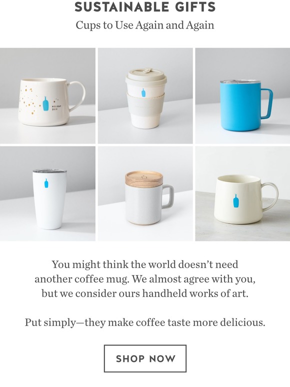 Blue Bottle Coffee GiftWorthy Cups Because Reuse Should Be Its Own