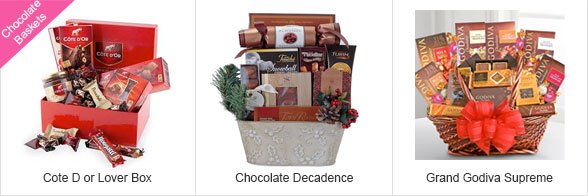 Chocolate baskets
